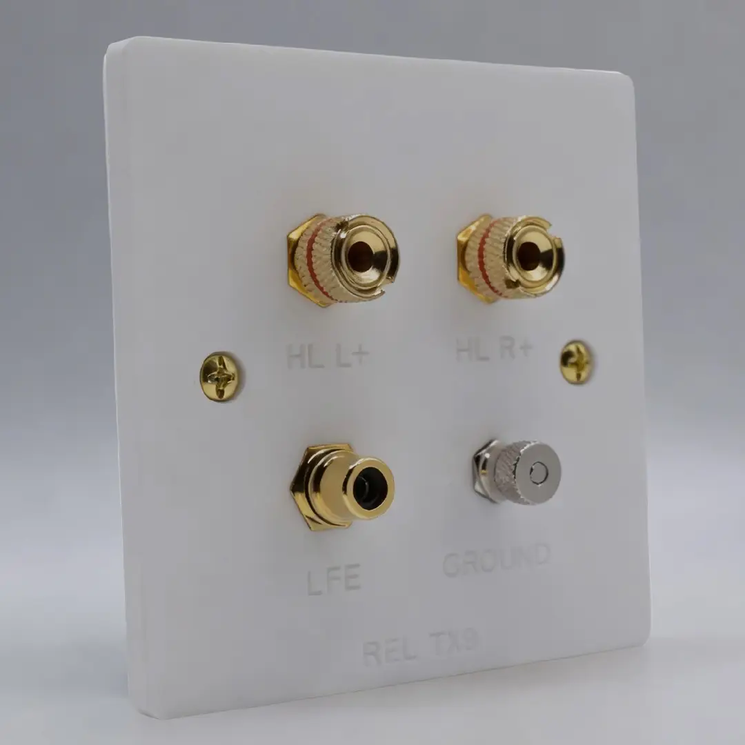 Single Gang REL Subwoofer Wall Plate Single Gang REL Subwoofer Wall Plate