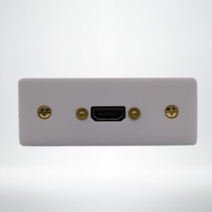 hdmi wall plate with brass fittings