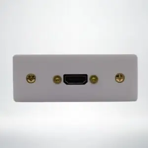 hdmi wall plate with brass fittings