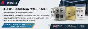 custom av wall plates