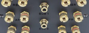 custom home cinema speaker plate
