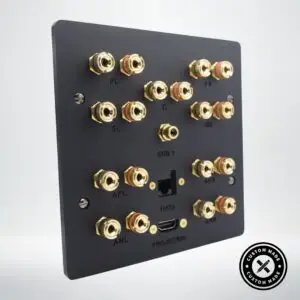 Four Gang Dolby Atmos 5.2.4 / 7.2.2 / 9.2 Speaker Plate
