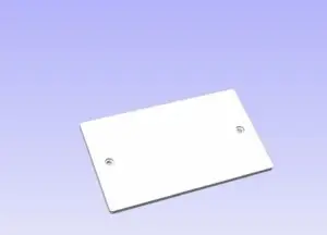 double gang wall plate