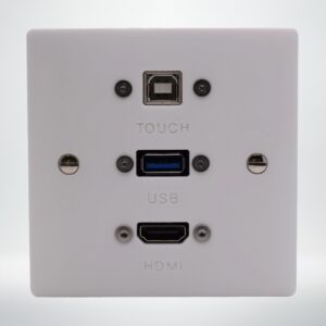 hdmi usba and usbb connection plate