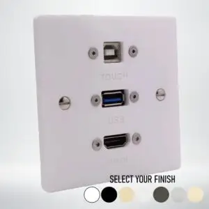 Single Gang Interactive Touch Screen Connection Plate Single Gang Interactive Touch Screen Connection Plate