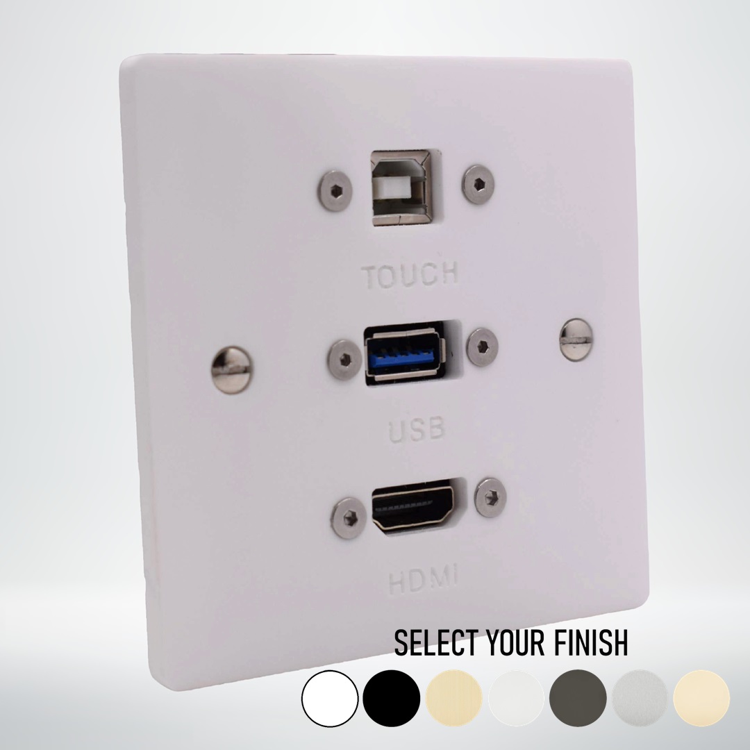 Single Gang Interactive Touch Screen Connection Plate Single Gang Interactive Touch Screen Connection Plate