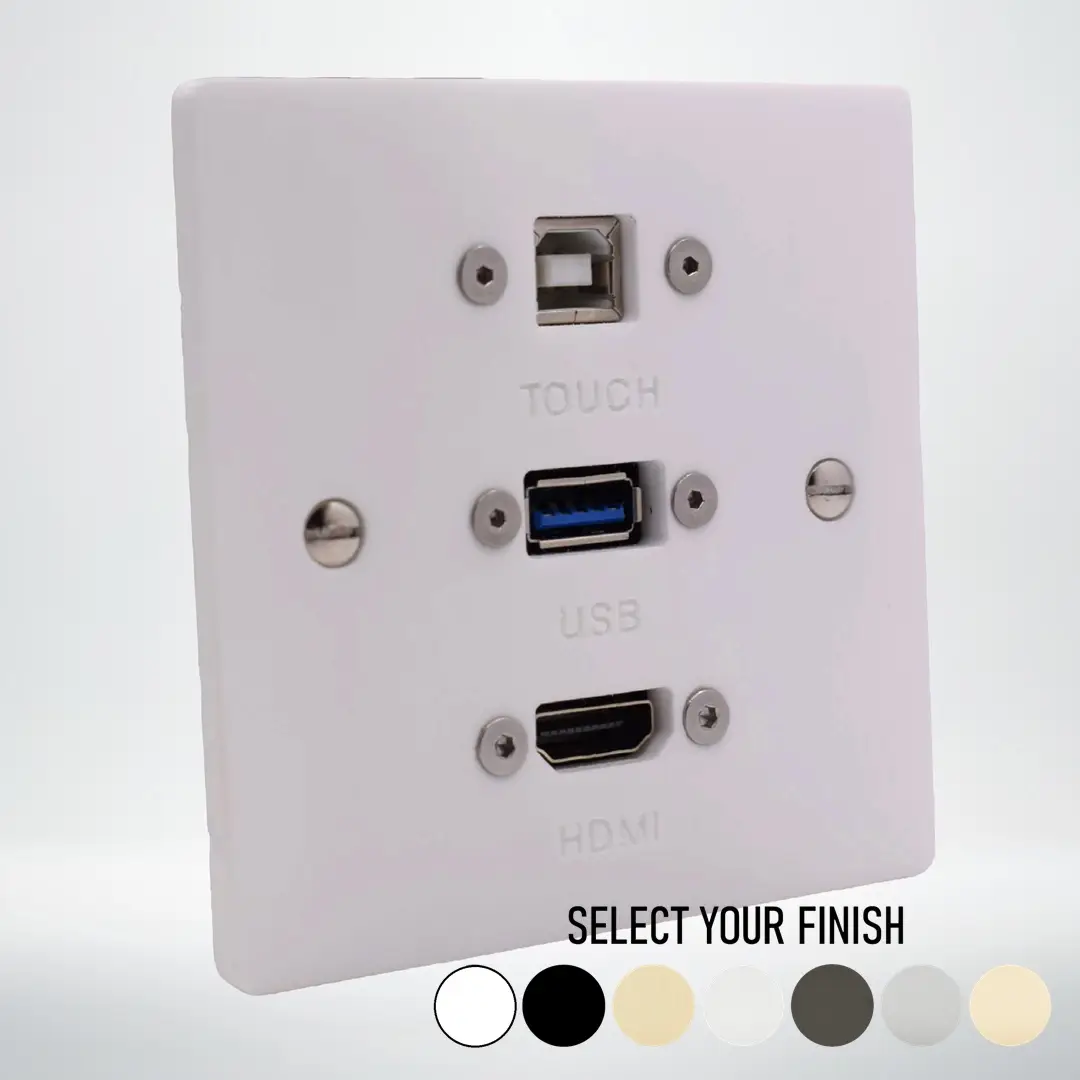 Single Gang Interactive Touch Screen Connection Plate Single Gang Interactive Touch Screen Connection Plate