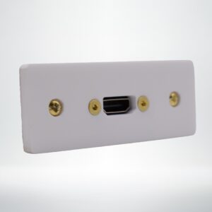 single hdmi on architrave wall plate