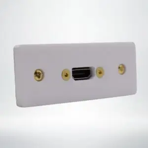 single hdmi on architrave wall plate