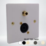 Single Gang Speakon REL Subwoofer Plate