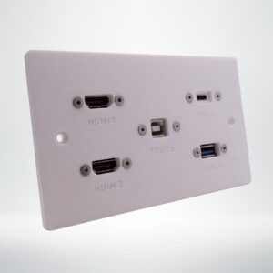 touch screen connection plate for classrooms and presentation systems