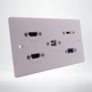 touch screen connection plate for classrooms and presentation systems