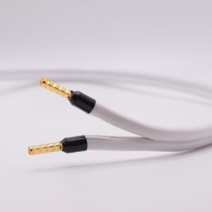 speaker cable crimped with ferrule