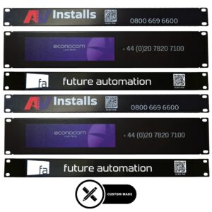 Custom Branded Blank 19" Rack Panels Custom Branded Blank 19" Rack Panels