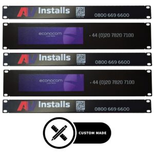 Custom Branded Blank 19" Rack Panels Custom Branded Blank 19" Rack Panels