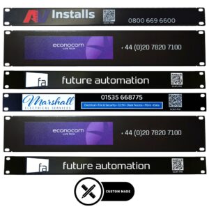 Custom Branded Blank 19" Rack Panels