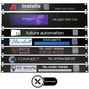 Custom Branded Blank 19" Rack Panels