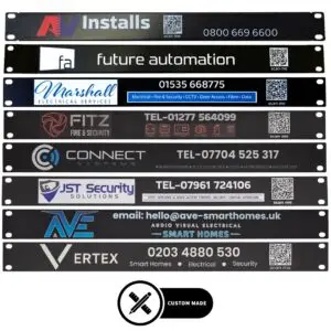 1U Custom Branded 19" Rack Panel 1U Custom Branded 19" Rack Panel